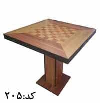 میز شطرنج 80*80 ام دی اف مدل TCH1